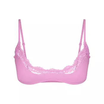 Бюстгальтер scoop SKIMS Fits Everybody Lace, цвет Petal