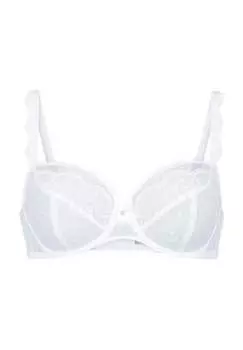 Бюстгальтер Selma на косточках с кружевными деталями и поддержкой Rosa Faia, белый