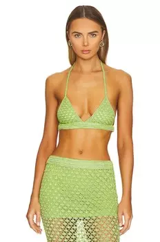 Бюстгальтер SER.O.YA Nola Crochet, лаймовый