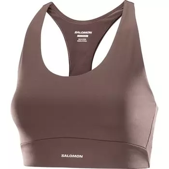 Бюстгальтер Shakeout Salomon, цвет coffee bean