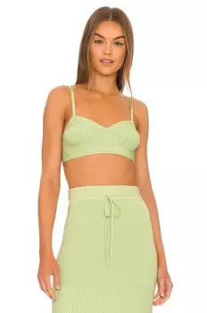 Бюстгальтер SIMKHAI Linden Compact Rib Top, цвет Pear