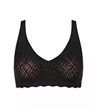 Бюстгальтер SLOGGI Bralette Bra ZERO Feel Bliss, черный