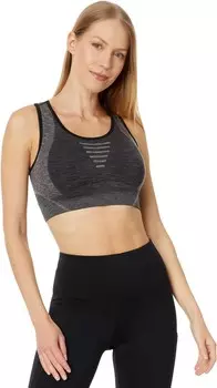 Бюстгальтер Smartwool Intraknit Racerback Bra, цвет Black Heather