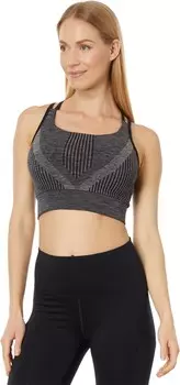 Бюстгальтер Smartwool Intraknit Strappy Bra, цвет Black Heather