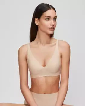 Бюстгальтер со съемным поролоном и без косточек Gisela, цвет Nude