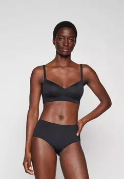 Бюстгальтер SOFT MIT SCHALE UNIQUE MICRO Schiesser, черный