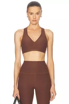 Бюстгальтер Spacedye Lift Your Spirits Beyond Yoga, цвет Bold Mocha Heather