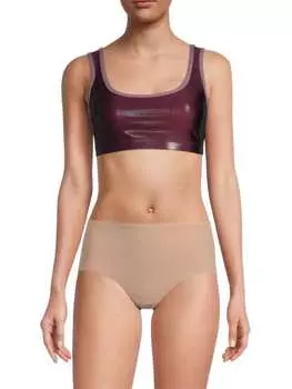 Бюстгальтер Спортивный Heroine Sport с полумесяцем, bordeaux