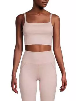 Бюстгальтер Спортивный Pure на бретельках, navy / mauve / heather