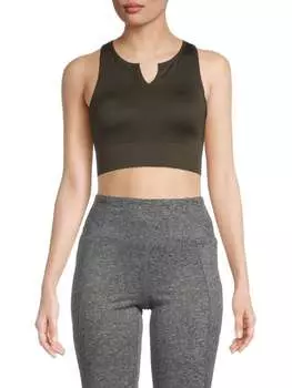 Бюстгальтер Спортивный Pure с разрезом, navy oak