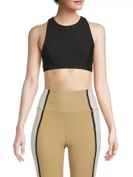 Бюстгальтер Спортивный WeWoreWhat со спиной, черный