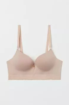 Бюстгальтер супер пуш-ап H&amp;M, пудровый бежевый