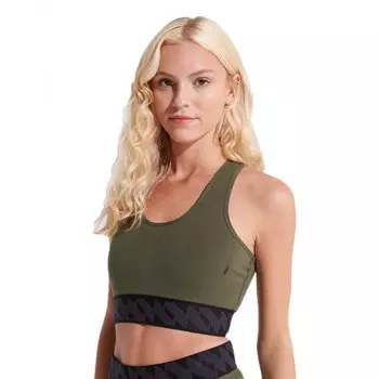 Бюстгальтер Superdry Code Elastic, зеленый