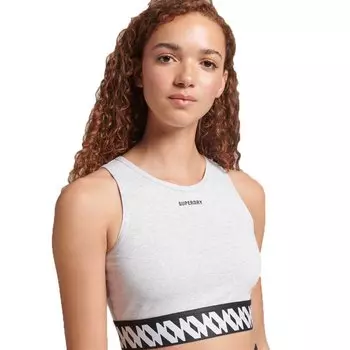 Бюстгальтер Superdry Code S Logo, белый