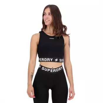 Бюстгальтер Superdry Code S Logo, черный