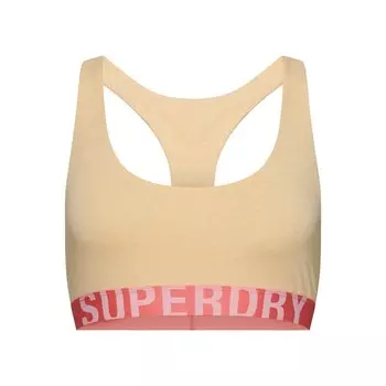 Бюстгальтер Superdry Large Logo Croplette NH, желтый