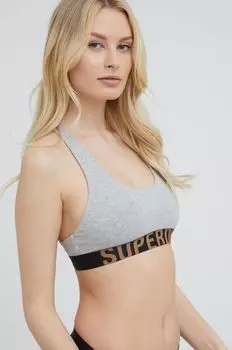 Бюстгальтер Superdry, серый
