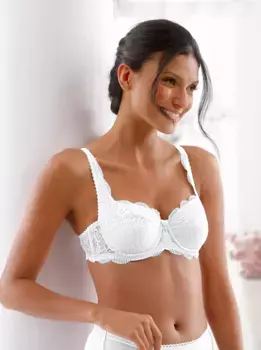 Бюстгальтер Susa в дирндле, белый