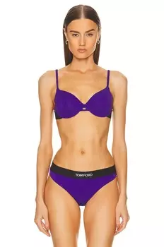 Бюстгальтер Tom Ford Padded Signature, цвет Cobalt Purple