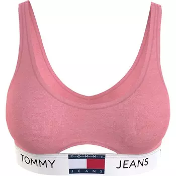 Бюстгальтер Tommy Jeans Keyholelette, розовый