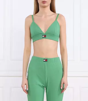 Бюстгальтер Tommy Jeans, зеленый