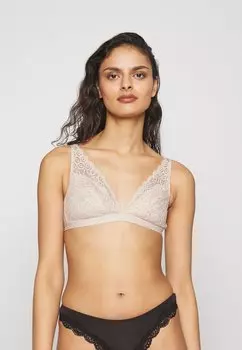 Бюстгальтер-треугольник Soft Bra 2 Pack LASCANA, пудровый/черный