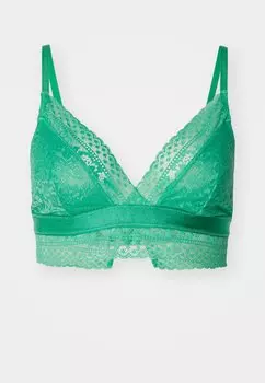 Бюстгальтер треугольный Vivance Bralette LASCANA, зеленый