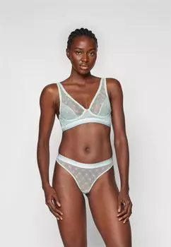 Бюстгальтер Triangle BRALETTE BRA Emporio Armani, мятный