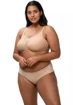 Бюстгальтер Triumph без косточек "Shape Smart P", разглаживает и подчеркивает фигуру, бежевый