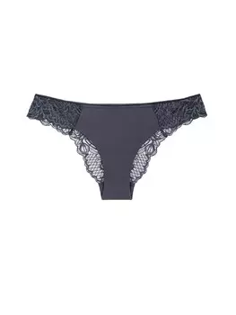 Бюстгальтер TRIUMPH Panty Wild Peony Florale Brazilian, темно-серый
