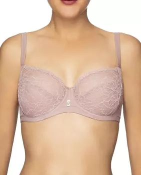 Бюстгальтер-тройка на косточках с нежным кружевом Conturelle