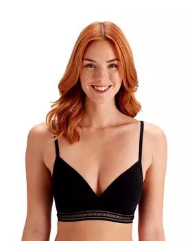 Бюстгальтер Trudi с мягкими чашечками без косточек - черный Pretty Polly, черный