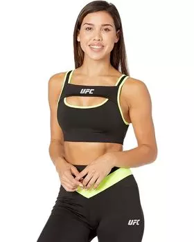 Бюстгальтер UFC Layered Sports, цвет Black/Yellow