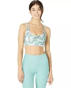 Бюстгальтер UFC Quartz Print Strappy Sports, цвет Slate Green