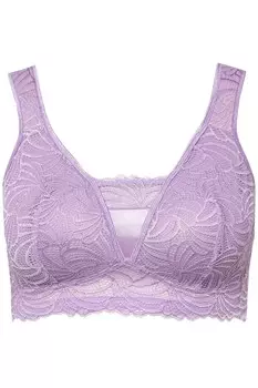 Бюстгальтер Ulla Popken Bralette Bra, цвет pastel purple