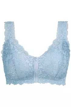 Бюстгальтер Ulla Popken Bralette Bra, небесно-синий