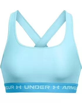 Бюстгальтер Under Armour Cross-Back Mid, цвет Sky Blue/Capri/Sky Blue