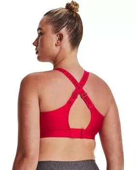 Бюстгальтер Under Armour Infinity Mid Bra, цвет Red/Red/Jet Gray