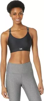 Бюстгальтер Under Armour Infinity Mid Covered Bra, цвет Black/Black/White
