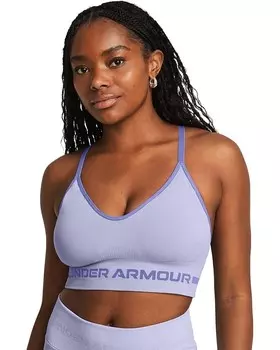 Бюстгальтер Under Armour Seamless Low Long, цвет Celeste/Starlight