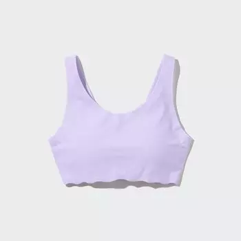 Бюстгальтер UNIQLO Girls AIRism, фиолетовый