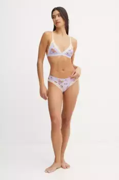 Бюстгальтер United Colors of Benetton, фиолетовый