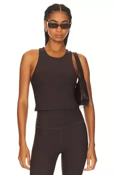 Бюстгальтер Varley Let's Move Rib Kempton, цвет Chocolate Torte