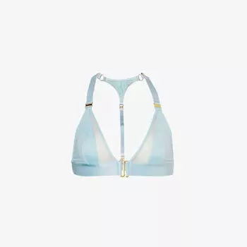 Бюстгальтер Vero из эластичного атласа с гоночной спинкой Bordelle, синий