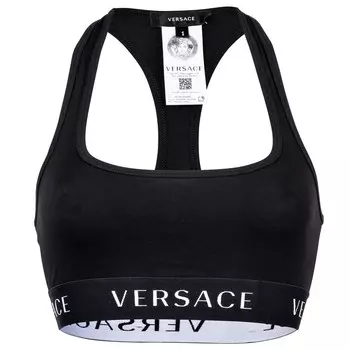 Бюстгальтер Versace, черный