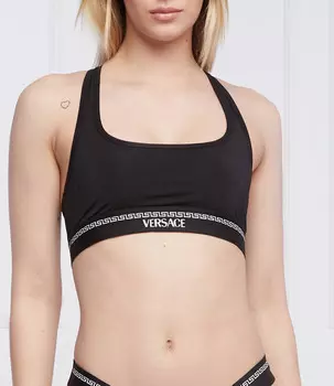 Бюстгальтер Versace, черный