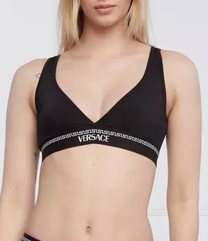 Бюстгальтер Versace, черный