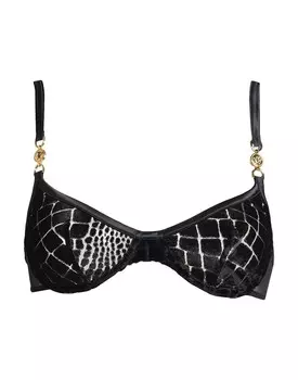 Бюстгальтер Versace, черный