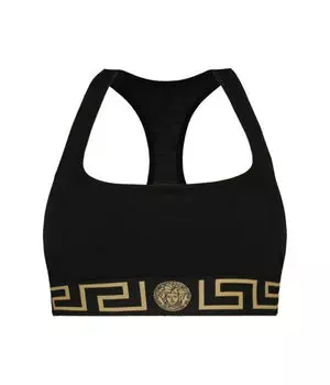 Бюстгальтер Versace спортивный, черный