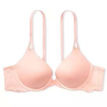 Бюстгальтер Victoria's Secret Very Sexy Lace Wing Push-Up, светло-розовый